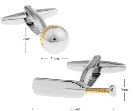 Men's Cufflinks Sport Series Rugby Golf Football Tennis Design Cuff Links for Men Copper Quality