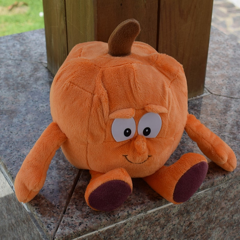 New Fruits Vegetables Banana Pear Brcoccoli  Watermelon Bee Ladybird Lemon Mushroom Pineapple Starwberry 9" Soft Plush Doll Toy