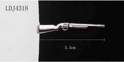 Tie Clip for Men Classic Meter Tie Pin Copper Tie Bar Quality Enamel Tie Collar Pin Crystal Business Corbata