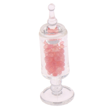 1/2/4/5pcs 1:12 Dollhouse Miniature Food Snacks Glass Jars Candy Bar Food Jar Kitchen Decoration Dolls Accessories Children Toys