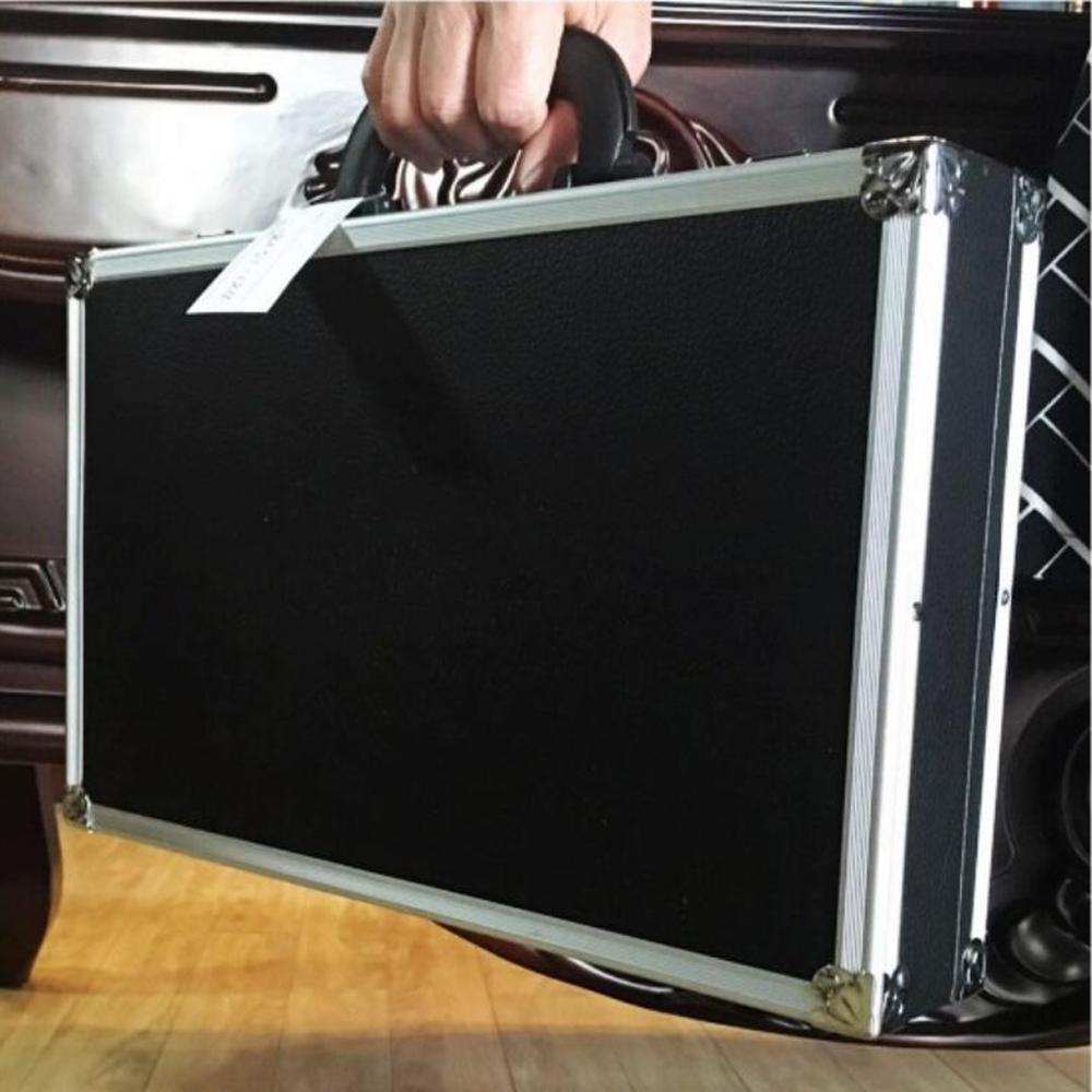 PU Billiard Storage Snooker Box Pool Box Balls Carrying Case for Billiard Accessory With Carry Handle Black