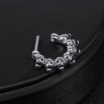 Indian Nose Piercing Septum Clicker Real Clip Rings Piercing Jewelry Septum Tribal Hoop Nose Ring Body Piercing Septo Indiano