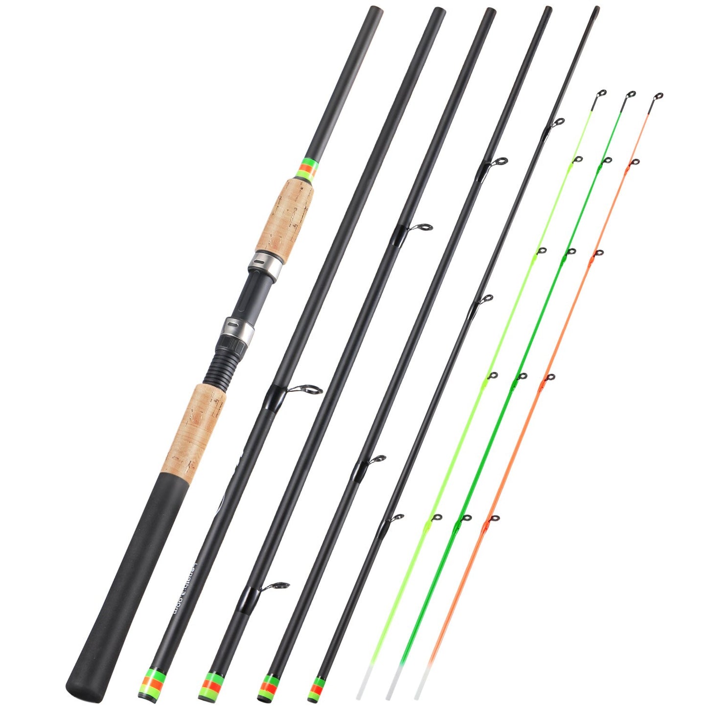 Sougayilang Feeder Fishing Rod Telescopic Spinning/6 Sections Travel Rod 3.0 3.3 3.6m Pesca Carp Feeder 60-180g Pole Fish Tackle