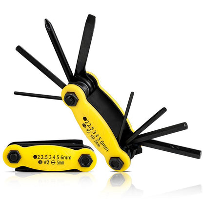 WEST BIKING Multitool Bicycle Repair Tools Chain Hex Spoke Wrench Screwdriver 10 in 1 Kit Set Road MTB Bike Cycling Multi Tools