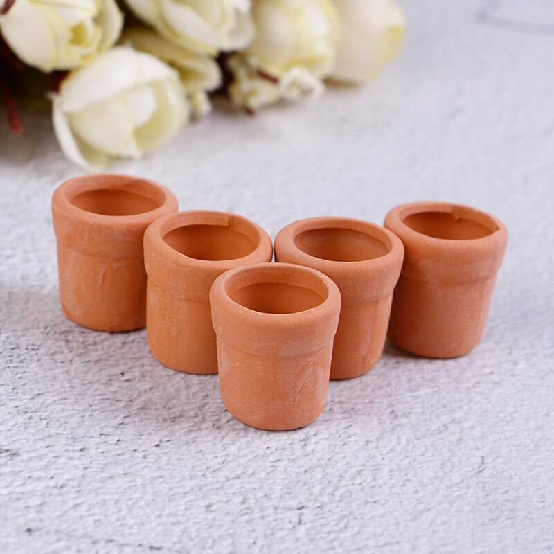 1/2/3/5/7/9pcs/Set Dollhouse Mini Ceramic Porcelain Vase Accessories Doll House Miniatures 1:12 Accessories Decorative Miniature
