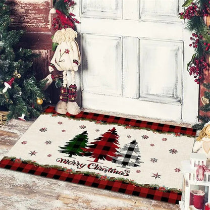 Waterproof Christmas Dining Tablecloth / Xmas Dining Chair Covers Christma