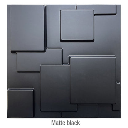 9.8ft/3m 12pcs 50x50cm 3D Wall Sticker Decor Blinds Line Living Room Wallpaper Mural Waterproof 3D Wall Panel Bathroom Kitchen
