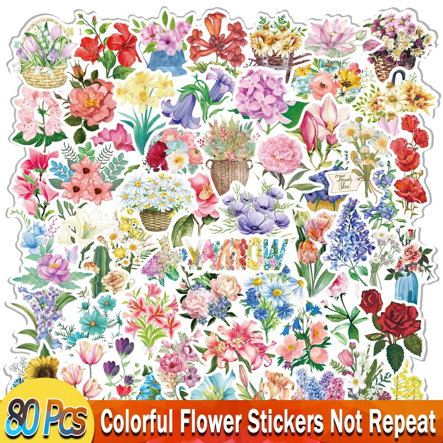 Anime Stickers for Unicorn Cartoon Animals Dogs Cats Graffiti Sticker on Skateboard Laptop Bike Car Guitar Phone Decals Pack