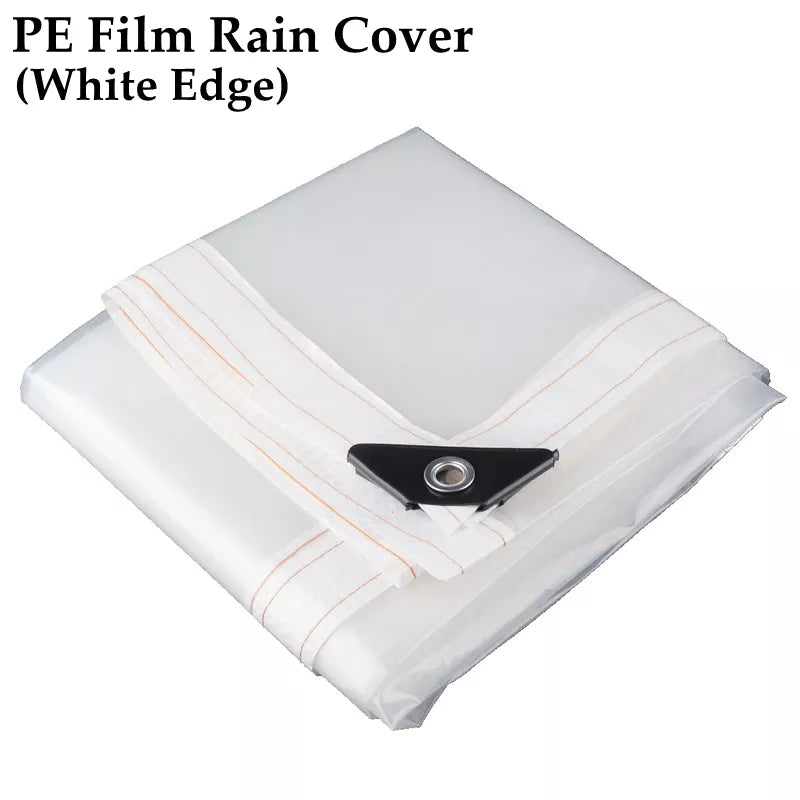 0.1mm Transparent PE Tarpaulin Film Rainproof Tarp Garden Succulent Plants Cover Shelter Home Garden Furniture Rain Cover