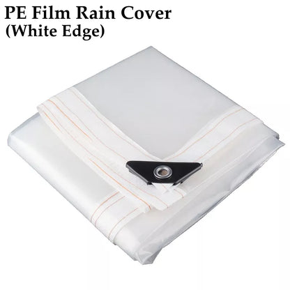 0.1mm Transparent PE Tarpaulin Film Rainproof Tarp Garden Succulent Plants Cover Shelter Home Garden Furniture Rain Cover