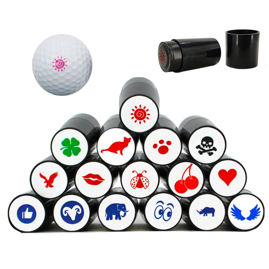 1 Pcs Golf Ball Stamps Colorfast Quick-Dry  Long Lasting Stamper Balls Marker Impression Seal Golf Accessories