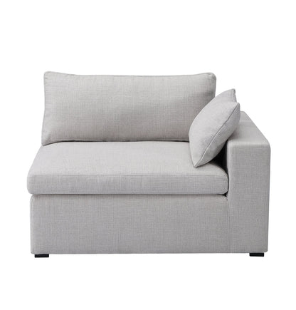 Inès Sofa - 1-Seater Single Module With Left Arm - Opal Fabric