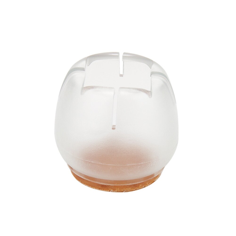 10pcs/Set Transparent Silicone Rectangle Square Round Chair Leg Caps Feet Pads Furniture Table Feets Wood Floor Protect Supplies
