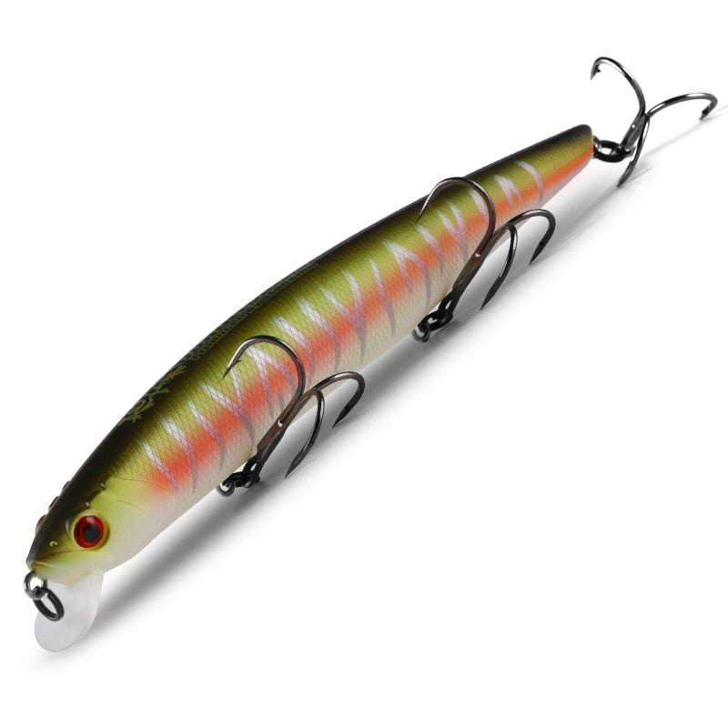 BEARKING 14cm 22g New Hot Fishing Gear Shone Lures Minnow Crank Tungsten Weight System Wobbler Bait Isca Artificial