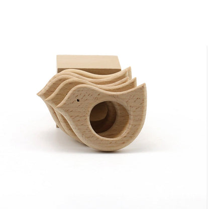 Wooden Toy Car Shape Organic Beech for Babies Teether Kids Brain Game Toys Handmade Crafts Christmas Cognitive Infants Toys