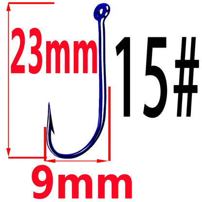 50pcs Fishing Hooks Fishing Tackle Durable Fishhooks Carp Barbed Hook Ocean River Lake  Bait Lure Fish Tool