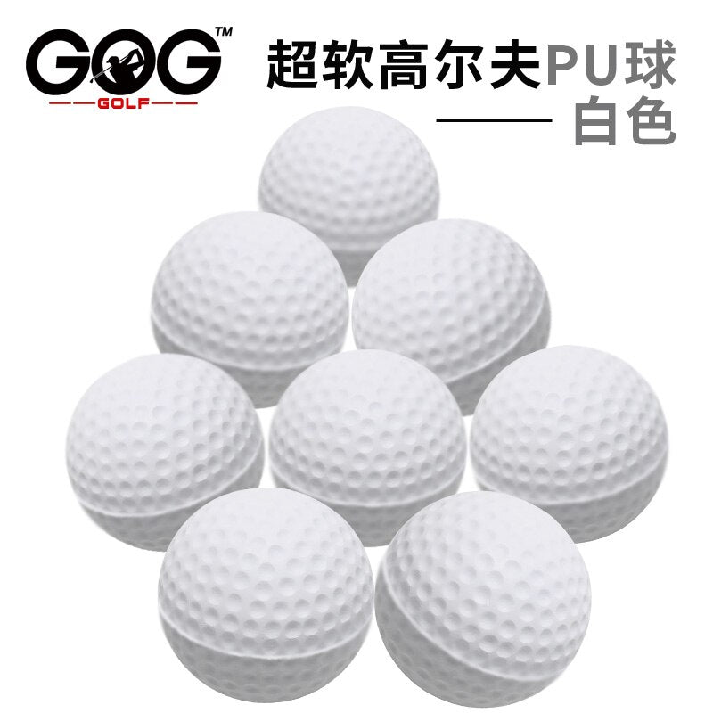 New Brand 50 Pcs/Bag Red Indoor Outdoor Training Practice Golf Sports Elastic PU Foam Balls