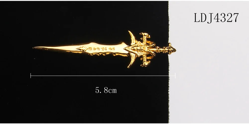 Tie Clip for Men Classic Meter Tie Pin Copper Tie Bar Quality Enamel Tie Collar Pin Crystal Business Corbata