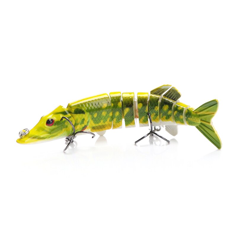 VTAVTA Artificial Pike Lure Bait Multi Jointed Bait 12.5cm 20g Lifelike Crankbaits Fishing Wobblers Swimbait Sea Fishing Lure