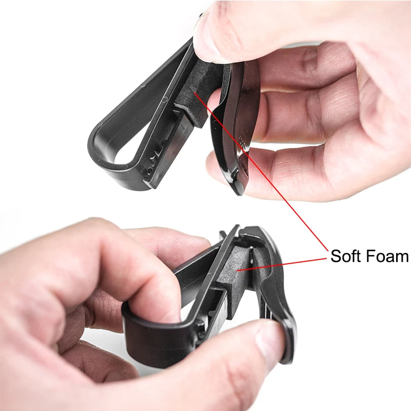Misima Auto Sun Visor Glasses Fastener Clip Holder for Sunglasses Eyeglasses Ticket Card Universal Multi-Function Portable