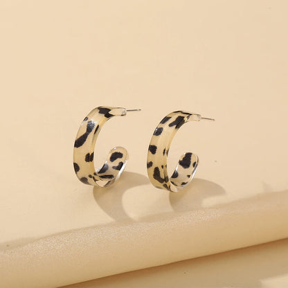 17KM New Vintage Earrings 2022 Geometric Shell Earrings for Women Girl BOHO Resin Drop Earrings Brincos Fashion Tortoise Jewelry