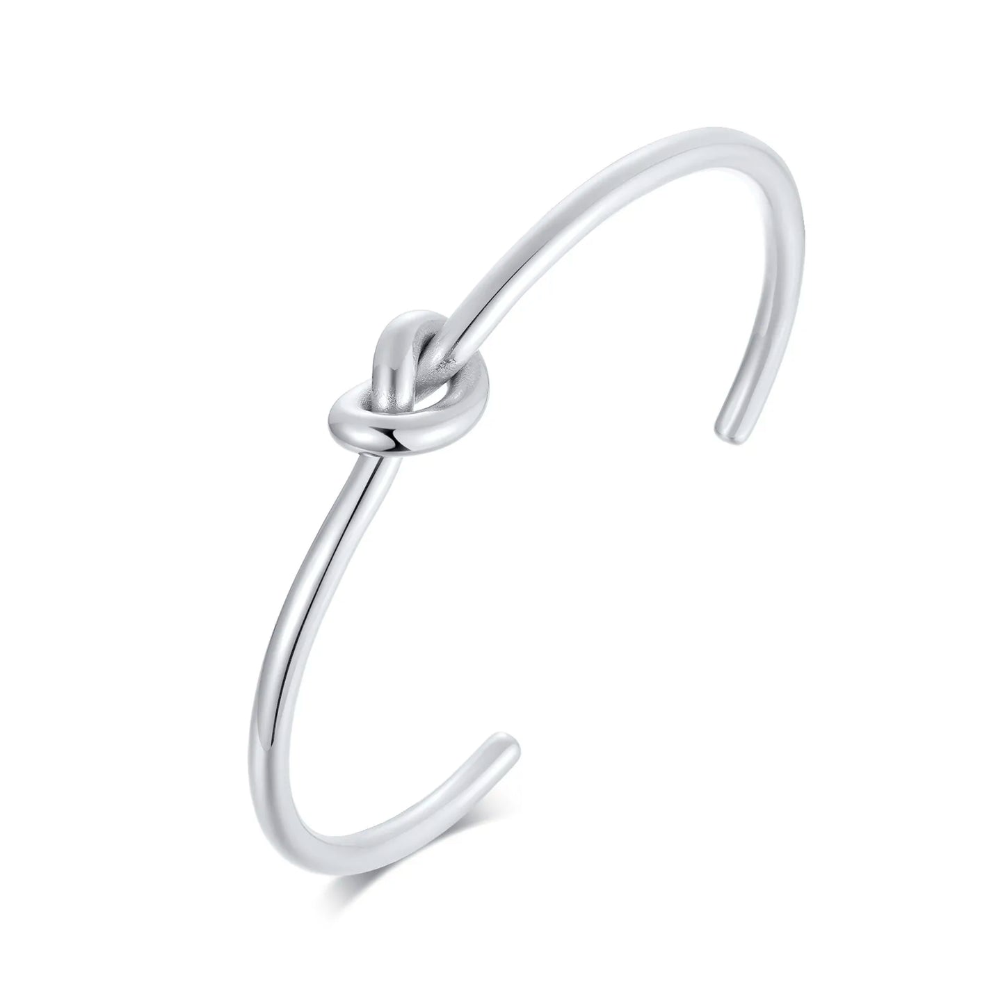 Trendy Round Circular Open Knot Cuff Bangle Bracelets for Women Elegant GoldColor Jewelry Noeud Armband Pulseiras