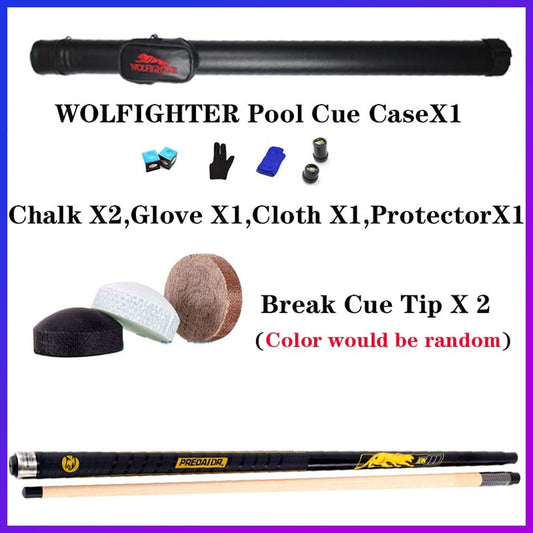 WOLFIGHTER 3142 Brand BK3 Pool Punch & Jump Cue 13mm Tip Billiard Stick Jump Cues Sport Handle 147cm Length China