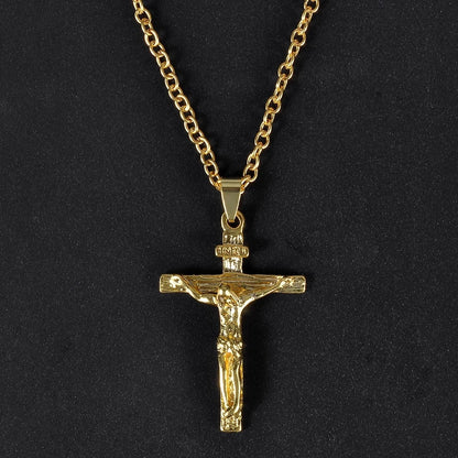 Choker Necklaces for Women 2022 Gun Cross Pendant Crystal Rhinestone Chain Necklace Women Men Punk Chains Jewelry