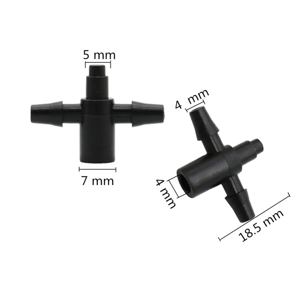 Greenhouse Drip Irrigation 2l/4l/8l 2-Way Drip Arrow Kit Garden Irrigation System Potted Plants Watering Kit 20 Sets