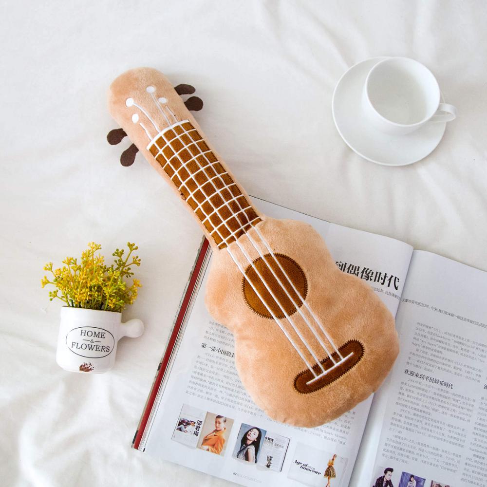 Guitar Pillow Stuffed Plush Musical Instrument Ukulele Toy Kids Toys Birthday for Child