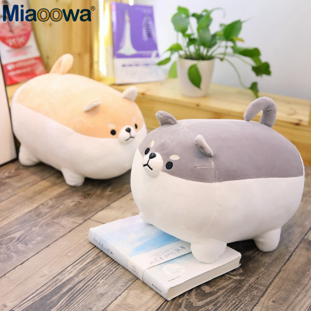 New 40/50cm Cute Shiba Inu Dog Plush Toy Stuffed Soft Animal Corgi Chai Pillow Christmas for Kids Kawaii Valentine Present