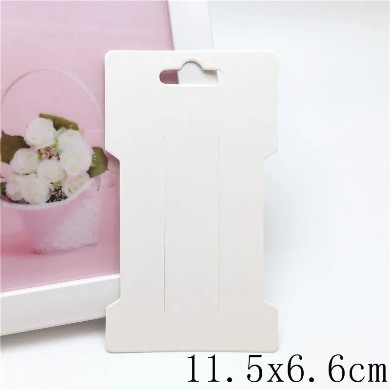 100pcs Multi-Style Hair Clip Cards Hair Accessories Jewelry Display Card Fashion Hair Clip Packaging Vintage Classic Card