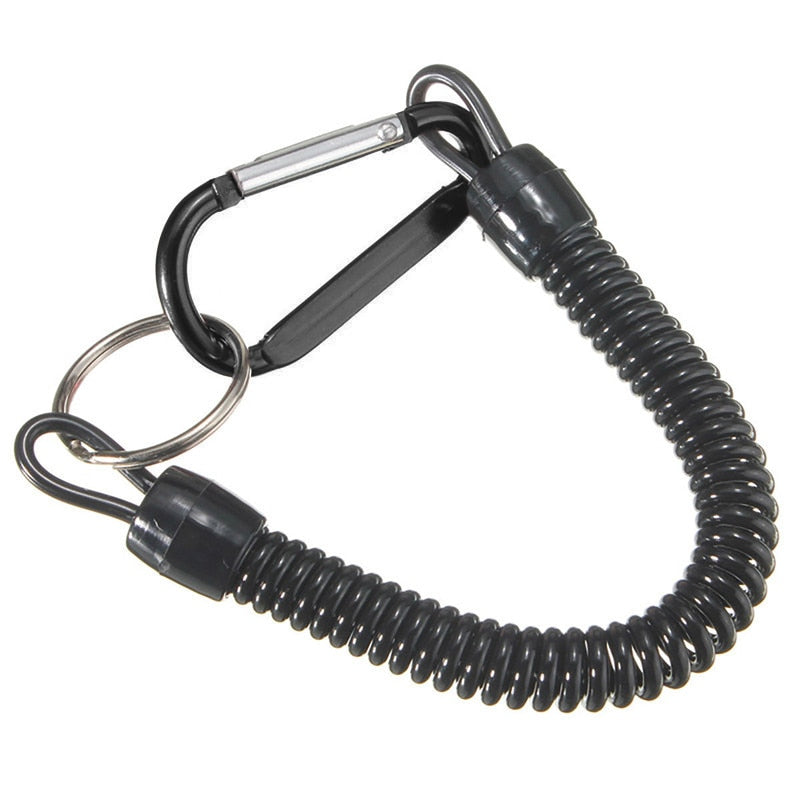Fishing Lanyards Boating Ropes Kayak Secure Pliers Lip Grips Tackle Fish Tools Fishing AccessoryCamping Carabiner Secure Lock