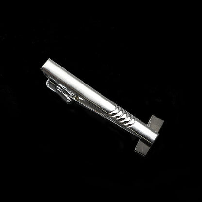 Men's Metal Tie Clip Bright Chrome Stainless Steel Jewelry  Necktie Clips Pin Clasp Clamp Wedding Charm Creative