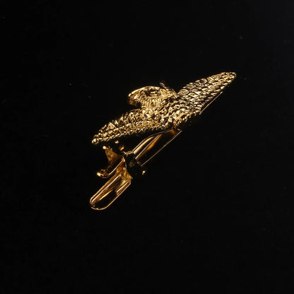 Tie Clip for Men Classic Meter Tie Pin Copper Tie Bar Quality Enamel Tie Collar Pin Crystal Business Corbata
