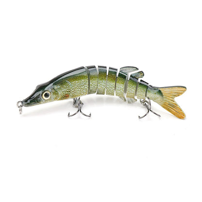 VTAVTA Artificial Pike Lure Bait Multi Jointed Bait 12.5cm 20g Lifelike Crankbaits Fishing Wobblers Swimbait Sea Fishing Lure