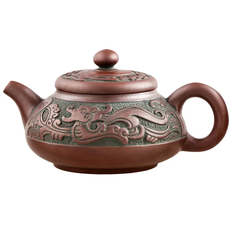 Yixing Raw Ore Household Teapot Handmade Large Capacity Tea Making Device Cerami
