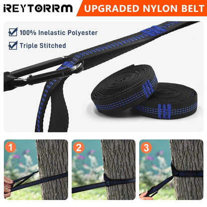2-3 Person Large Size 300x200cm Hammock Outdoor Survival Camping Portable Hammock Leisure Patio Garden Terrace Double Traveling