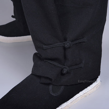 100% Cotton Kung Fu Tai Chi Pants Wushu Martial Arts Wing Chun Clothing Training Trousers