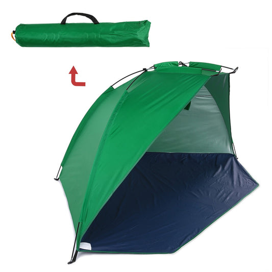 Outdoor Beach Tent Sunshine Shelter 2 Person Sturdy  170T Polyester Sunshade Tent for Fishing Camping Hiking Picnic Park