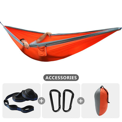 2-3 Person Large Size 300x200cm Hammock Outdoor Survival Camping Portable Hammock Leisure Patio Garden Terrace Double Traveling