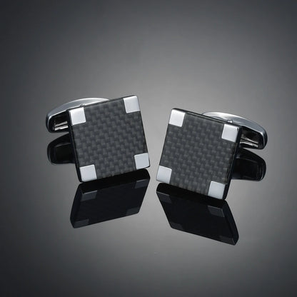 French Shirt Cufflink for Mens Brand Designer Cuffs Button Male Silver High Quality Luxury Wedding Jewelry Father's Day
