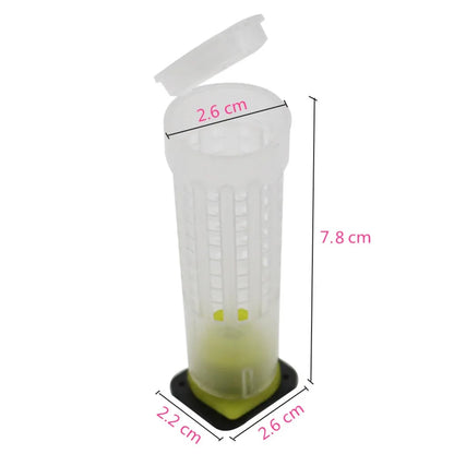 5 Pcs Bee Tools Beekeeping Queen Cages Protective Cover Prevent Bee Biting Cage Wangtaipu Cover 78 Mm