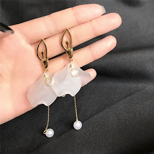 Trendy Earrings Flowers Stud Earrings for Women Vintage Creative Temperament Contracted Woman Stud Earrings Fine Jewelry