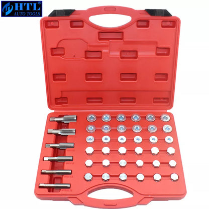114pcs Oil Drain Plug Sump Bolt Thread Repair Tool Auto Repair Tool M13-22 Car Sleeve Tapping