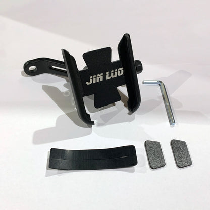 Bike Phone Holder CNC Motorcycle Handlebar Mobilephone Support Aluminum Alloy 360 Rotation MTB Road Bicycle Mount Accessories
