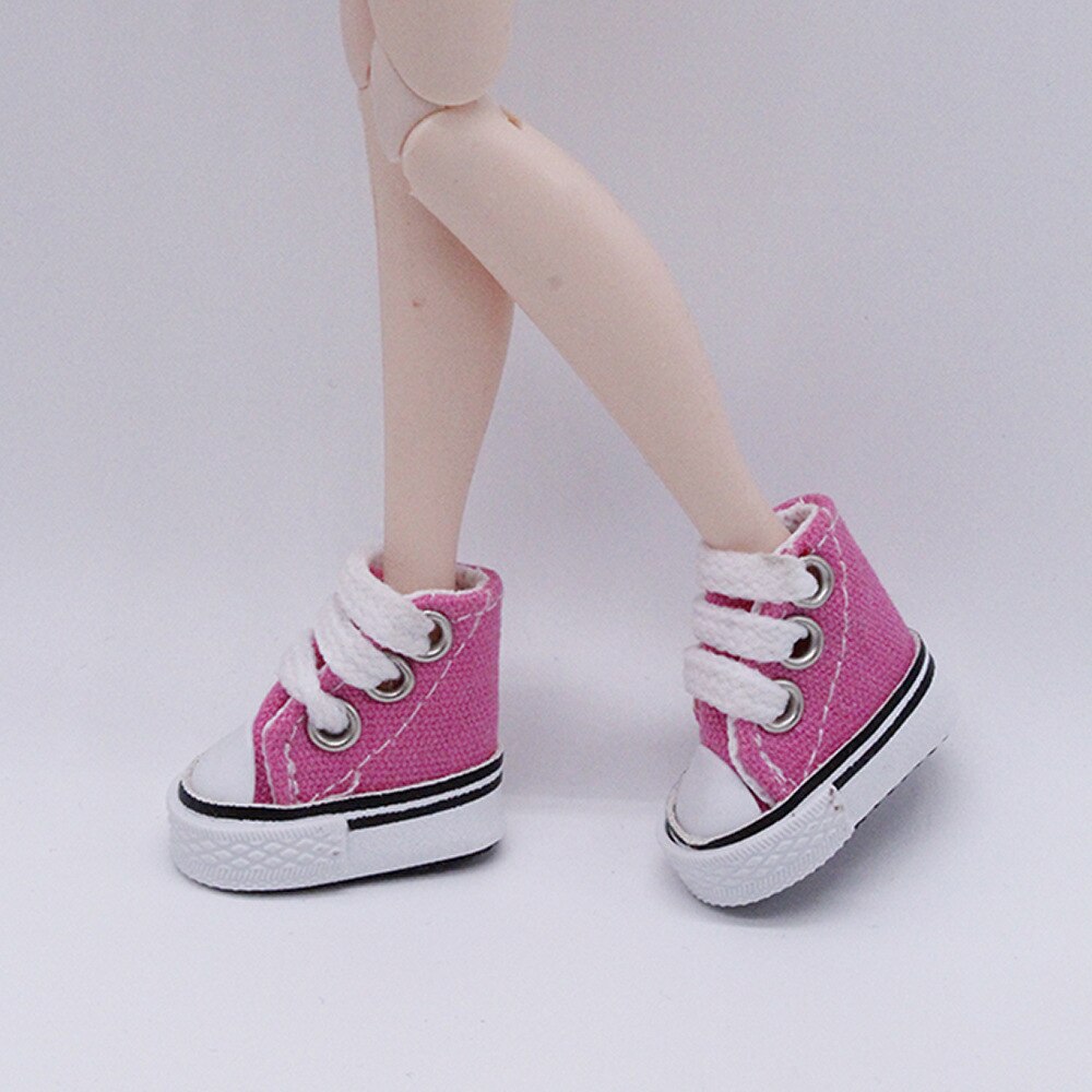 1 Pair 3.5cm Doll Shoes for Blyth Licca Jb Doll Mini Shoes for Russian Doll Sneakers Shoes for 1/12 BJD Doll Doll Accessories
