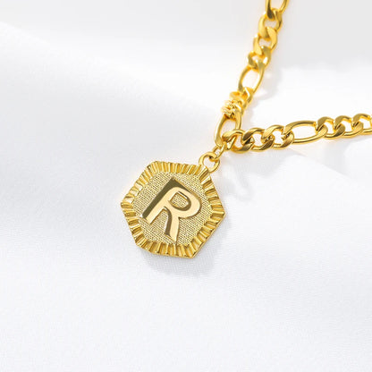 A-Z Initial Letter Anklets for Women Stainless Steel Anklet  21cm + 10cm Figaro Chain Summer Beach Accessories Jewelry
