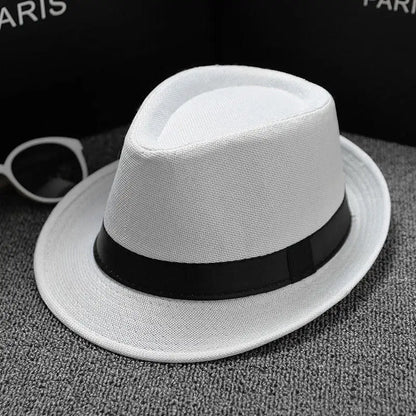 2018 England Retro Men's Fedoras Top Jazz Plaid Hat Spring Summer Autumn Bowler Hats Cap Classic Version Chapeau Hats