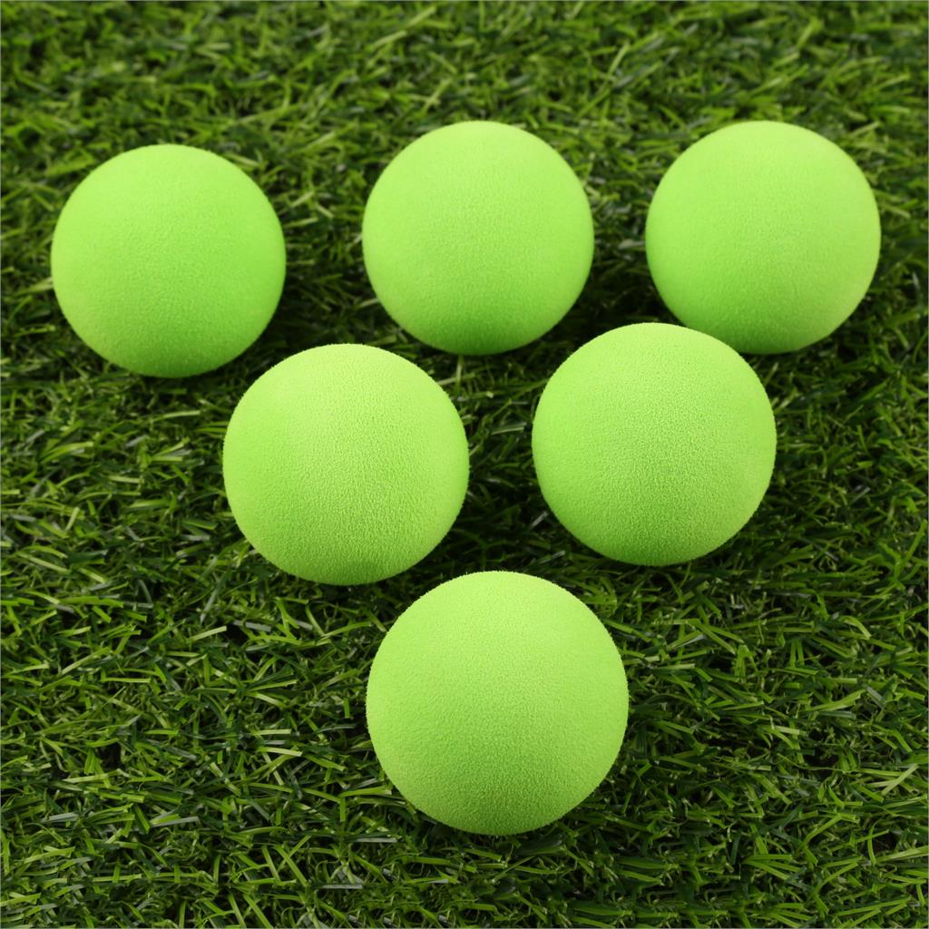 10Pcs/Lot EVA Foam Golf Balls Soft Sponge Balls for Outdoor Golf Swing Practice Balls for Golf/Tennis Training Solid 7 Colors